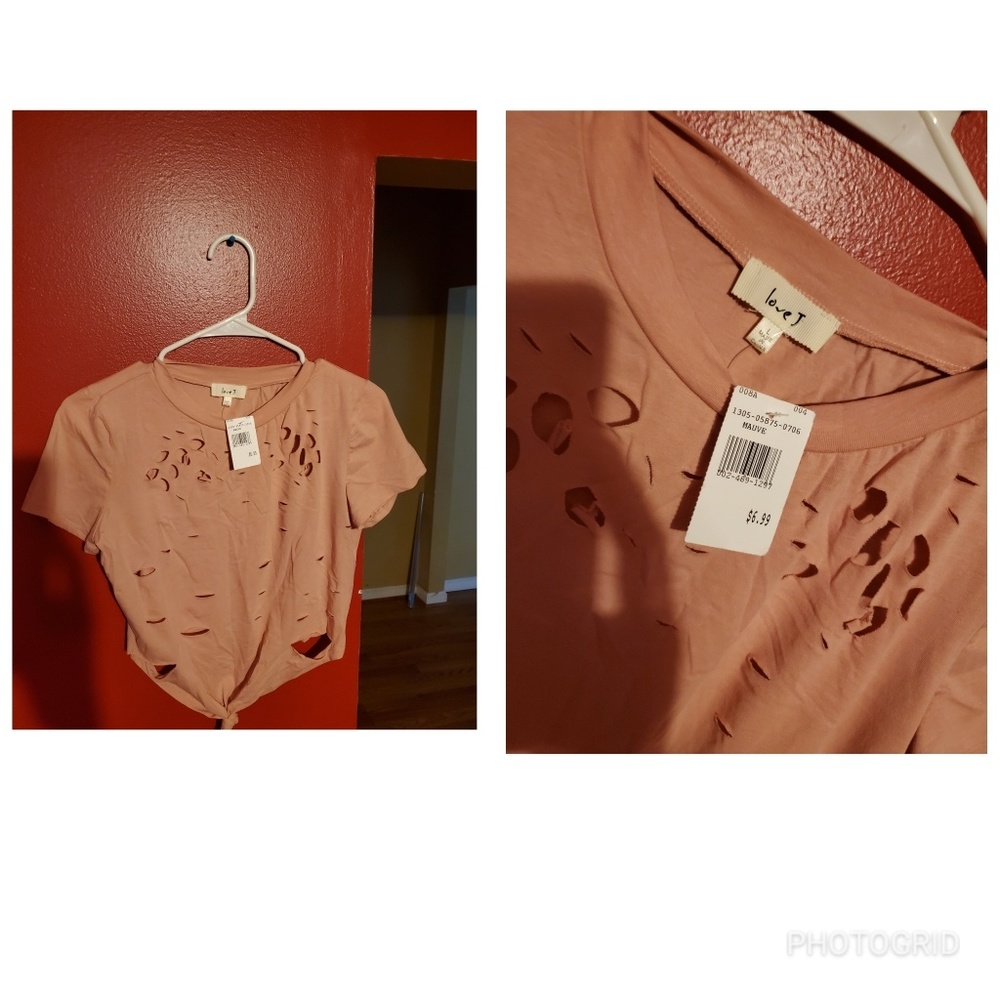 Large Mauve shirt by Love J